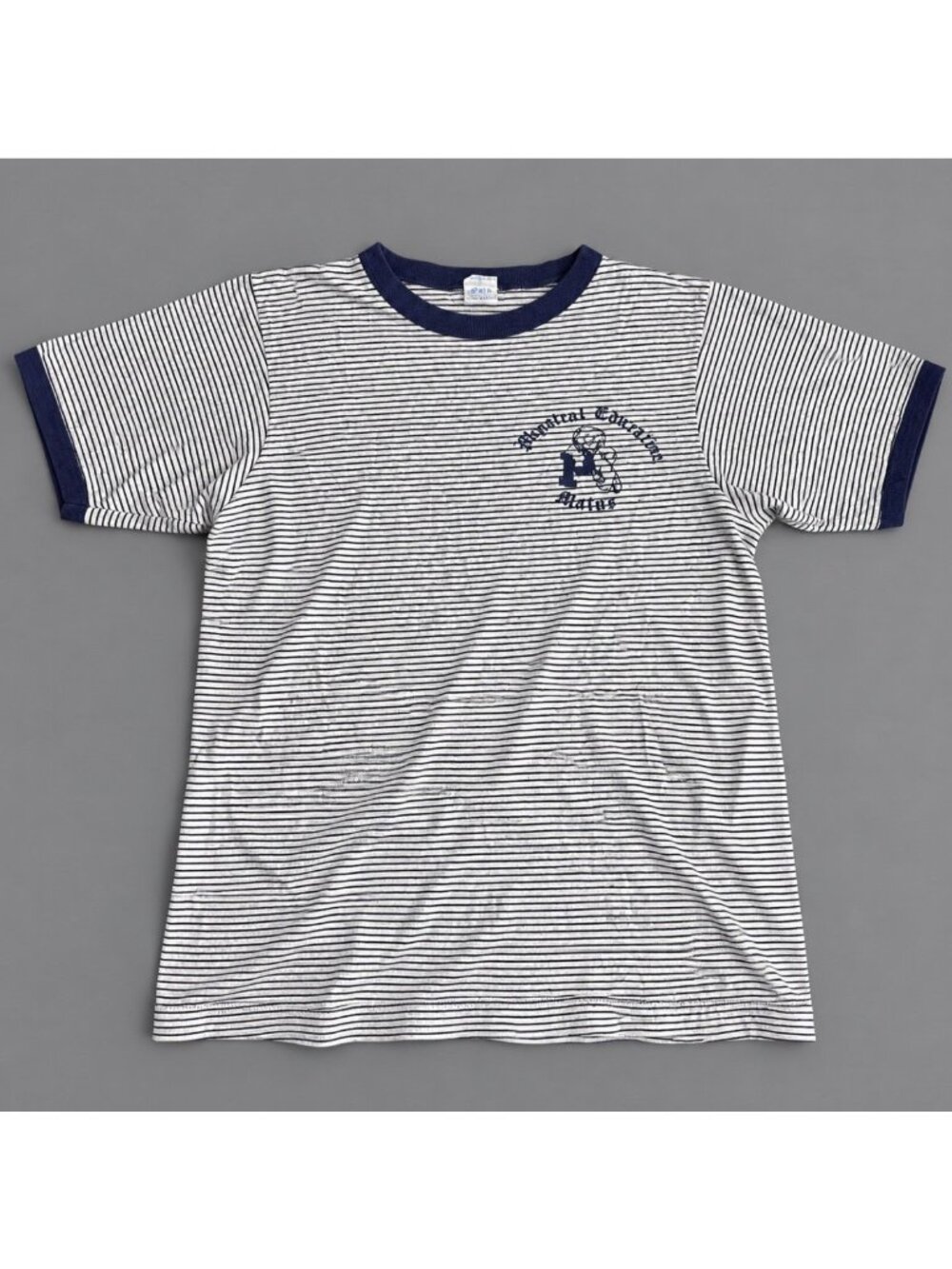 Vintage 80s Champion Size S Penn State Physical Education Major T-Shirt READ